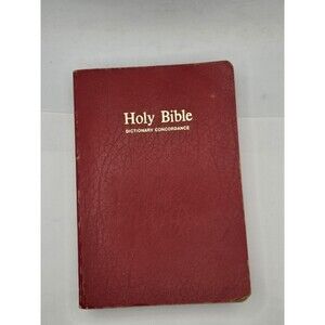 Holy Bible King James Version New & Old Testament -Red Letter Edition-Dictionary